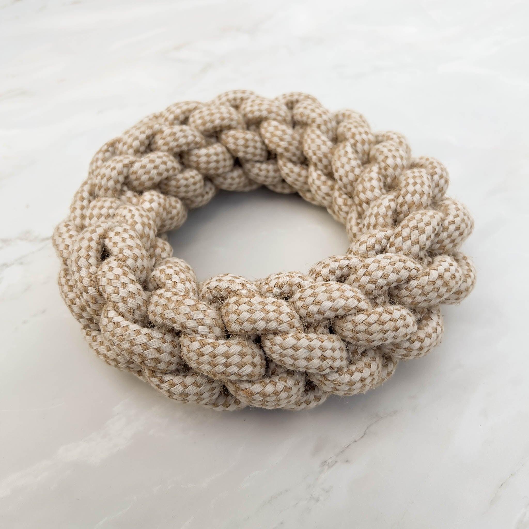 Natural Hemp Dog Rope Toys - Furry Tails