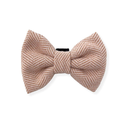 Bow Tie - Tweed - Peaches - Furry Tails