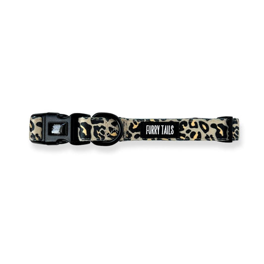Adjustable Collar -  Lazy Leopard - Furry Tails