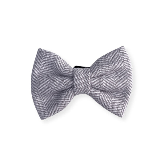 Bow Tie - Tweed - Pearl