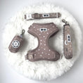 Load image into Gallery viewer, Adjustable Harness  - Caramel Hearts - Furry Tails
