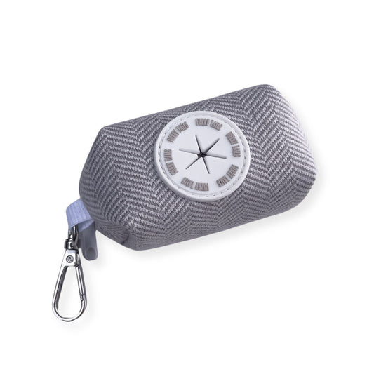 Poo Bag Holder - Tweed - Pearl