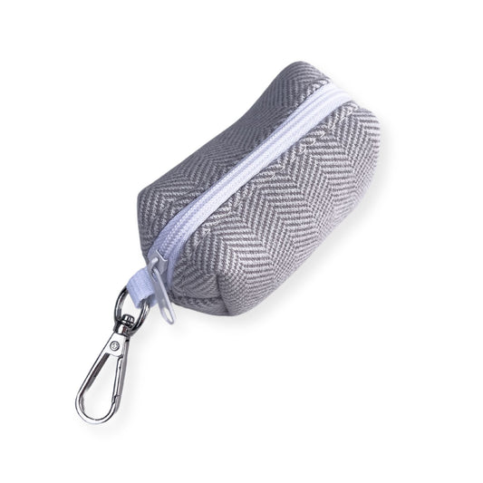 Poo Bag Holder - Tweed - Pearl