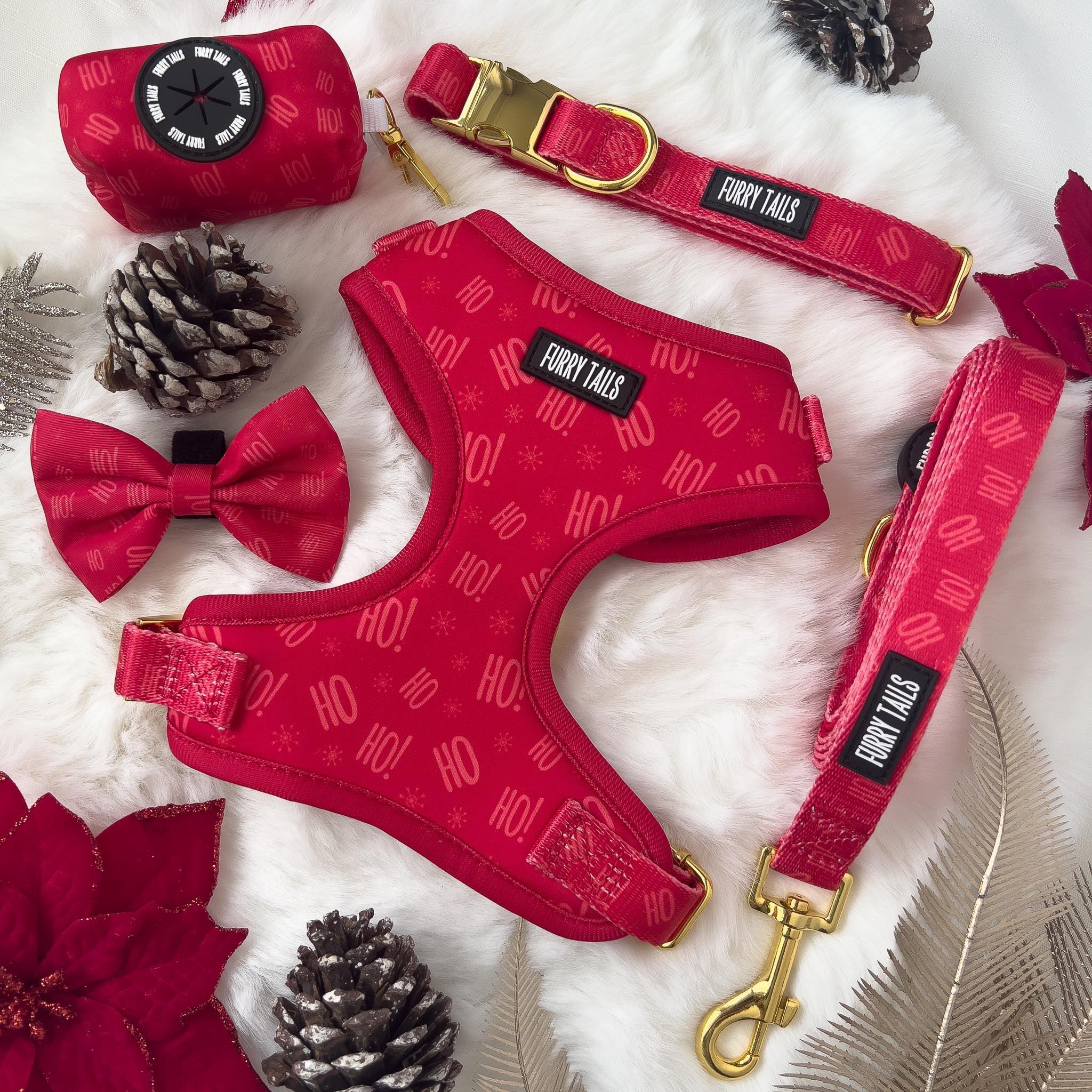 Adjustable Harness  - HO HO HO - LIMITED EDITION - Furry Tails