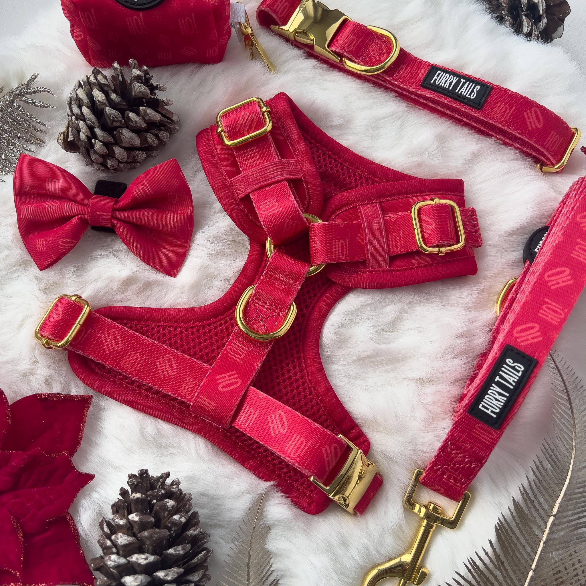 Adjustable Harness  - HO HO HO - LIMITED EDITION - Furry Tails