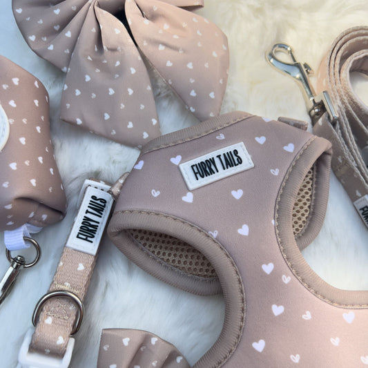 Caramel Hearts - Dog Harness Bundle