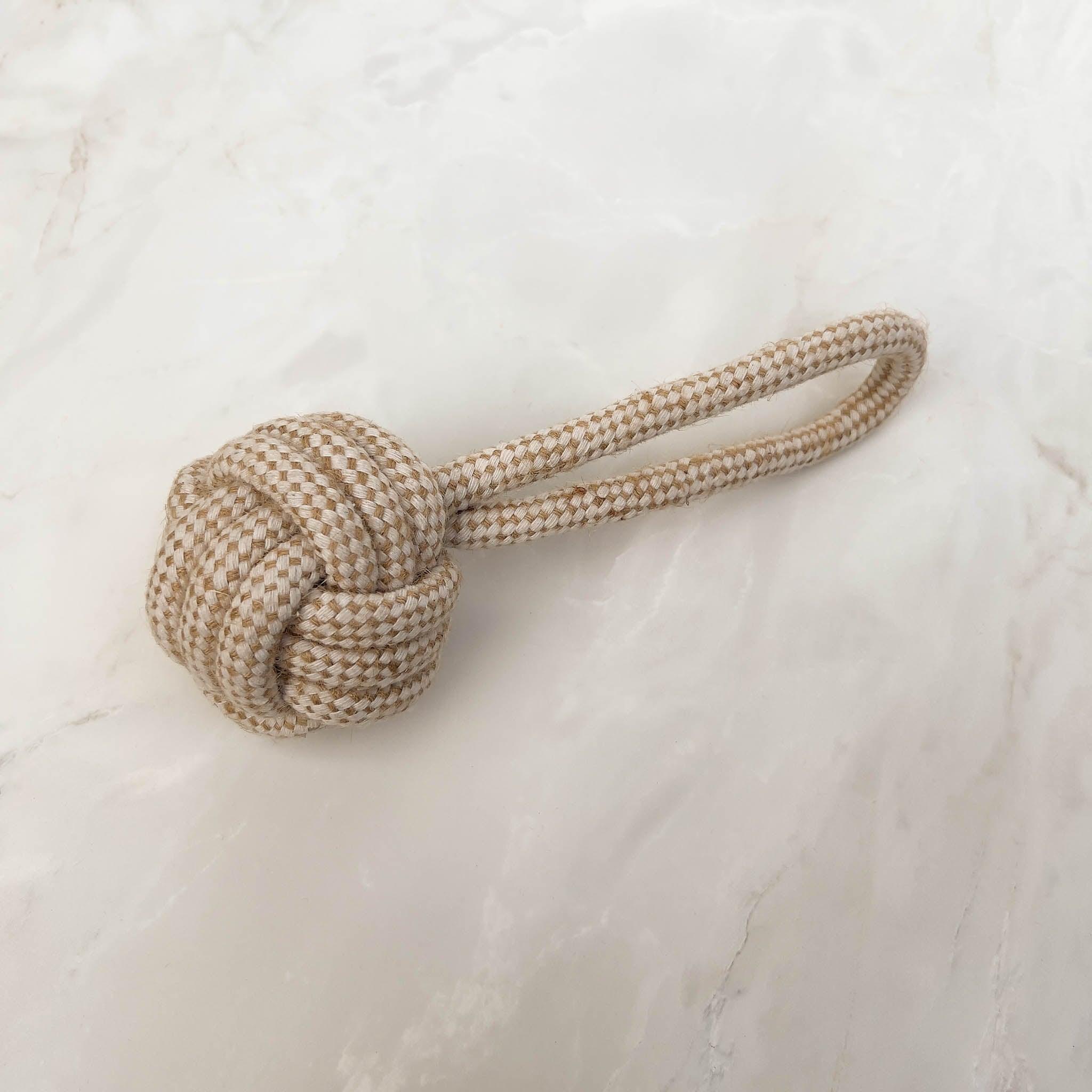 Natural Hemp Dog Rope Toys - Furry Tails