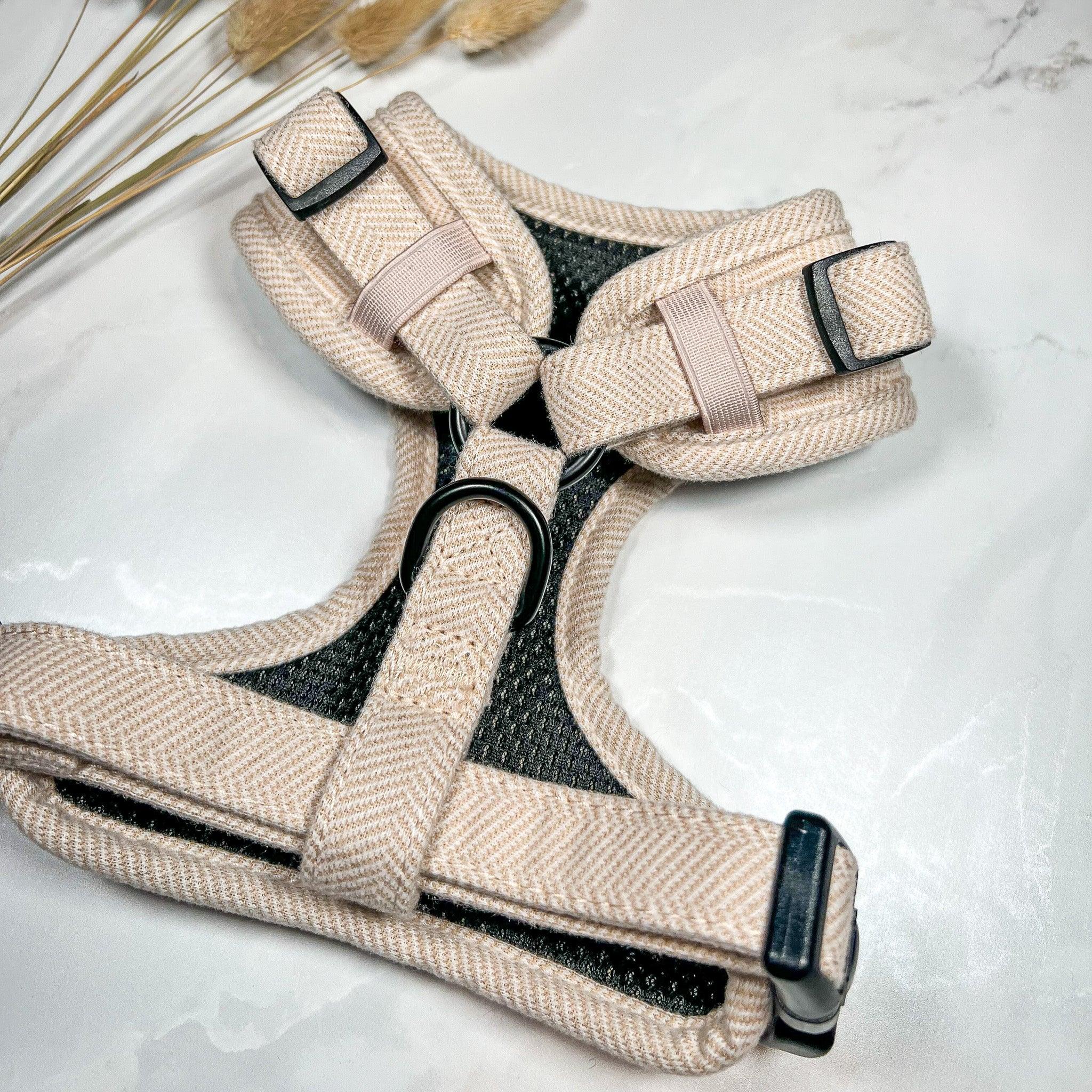 Adjustable Harness - Tweed - Cashmere - Furry Tails